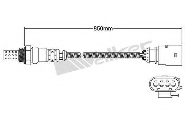 WALKER PRODUCTS 25024767 Лямбда-зонд