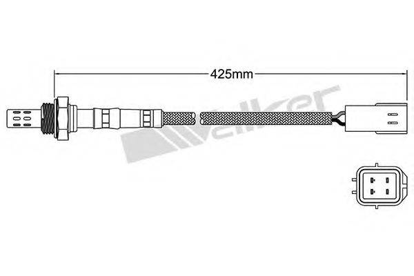 WALKER PRODUCTS 25024356 Лямбда-зонд