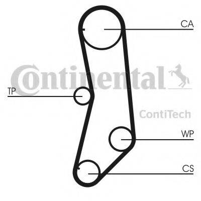 CONTITECH CT997WP1 Водяний насос + комплект зубчастого ременя