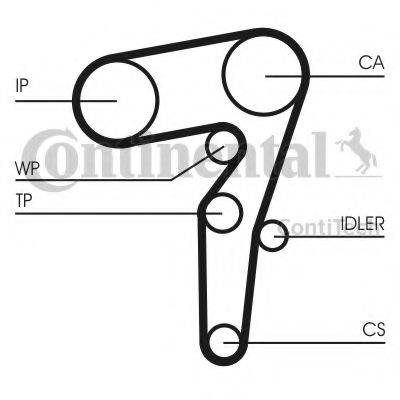 OPEL 636270 Ремінь ГРМ