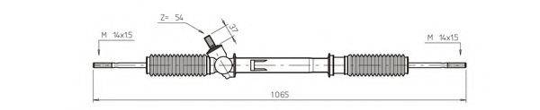 GENERAL RICAMBI BW4001 Рульовий механізм