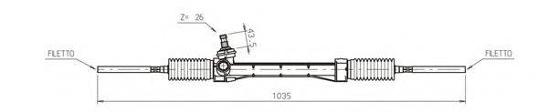 CITROEN 400552 Рульовий механізм