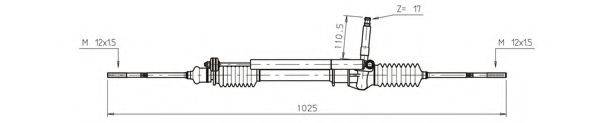 GENERAL RICAMBI LA4019 Рульовий механізм