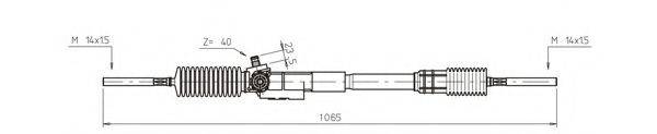 GENERAL RICAMBI RE4020 Рульовий механізм