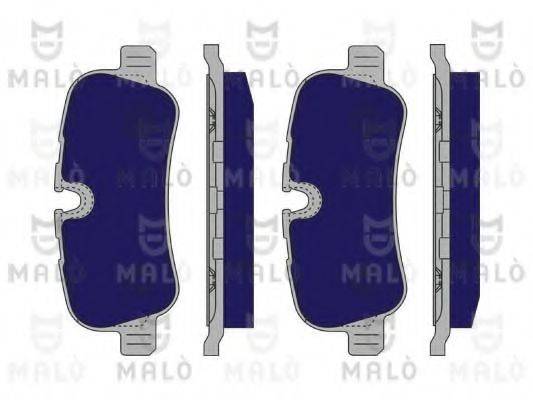 MALO 1050149 Комплект гальмівних колодок, дискове гальмо