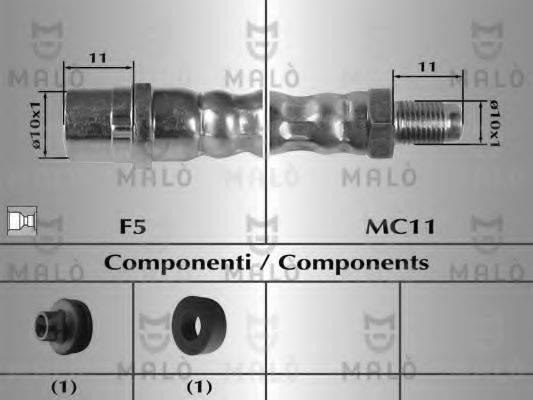 MALO 8068 Гальмівний шланг