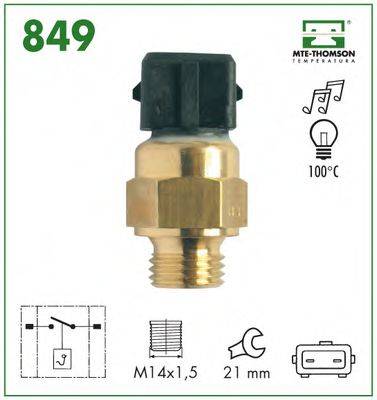 MTE-THOMSON 849 термовимикач, сигнальна лампа рідини, що охолоджує