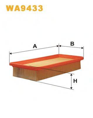 WIX FILTERS WA9433 Повітряний фільтр