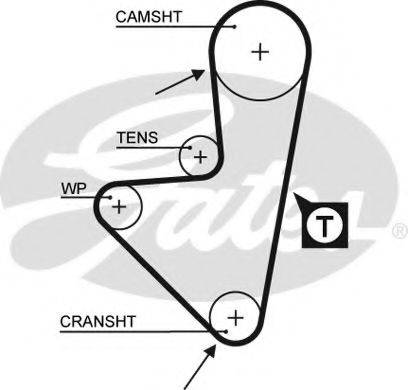 BANDO 101ZH17 Ремінь ГРМ