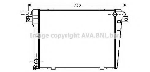 PRASCO BW2061 Радіатор, охолодження двигуна