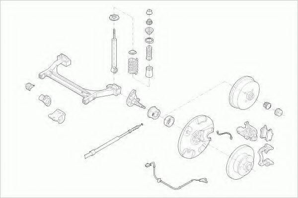 LEMFORDER VWGOLFRL002 Рульове управління; Підвіска колеса