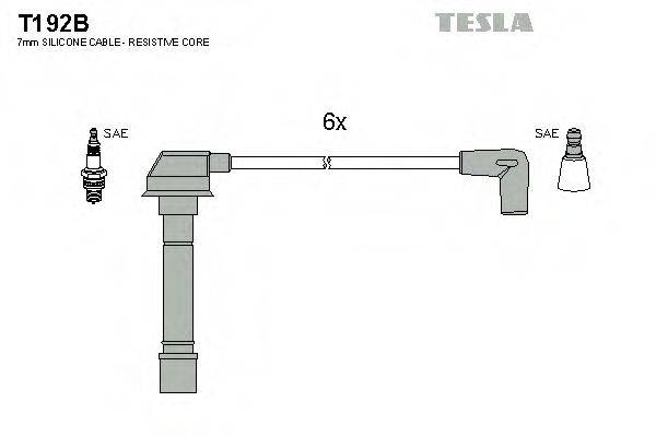 TESLA T192B Комплект дротів запалювання