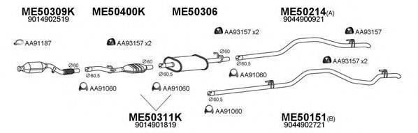 VENEPORTE 500129 Система випуску ОГ