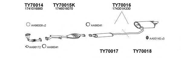 VENEPORTE 700106 Система випуску ОГ