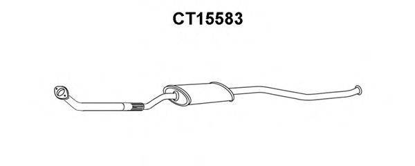 CITROEN/PEUGEOT 96041778 Передглушувач вихлопних газів