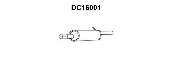 VENEPORTE DC16001 Глушник вихлопних газів кінцевий