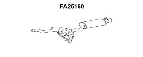 ALFAROME/FIAT/LANCI 7699595 Глушник вихлопних газів кінцевий