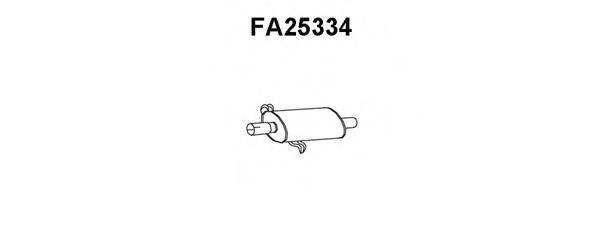 ALFAROME/FIAT/LANCI 46432915 Передглушувач вихлопних газів