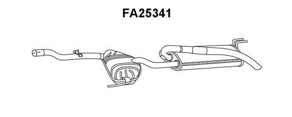 ALFAROME/FIAT/LANCI 46456594 Глушник вихлопних газів кінцевий