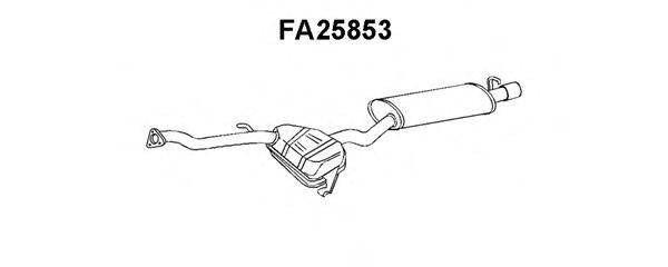 ALFAROME/FIAT/LANCI 7761153 Глушник вихлопних газів кінцевий