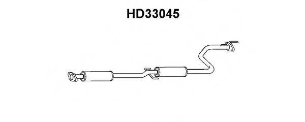 HONDA 18220SH4G23 Середній глушник вихлопних газів