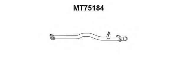 VENEPORTE MT75184 Труба вихлопного газу