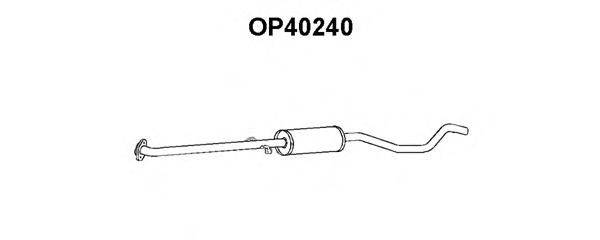 VENEPORTE OP40240 Середній глушник вихлопних газів