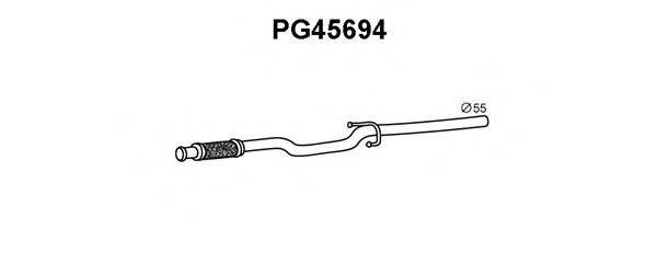 VENEPORTE PG45694 Труба вихлопного газу