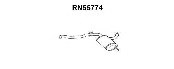 VENEPORTE RN55774 Передглушувач вихлопних газів