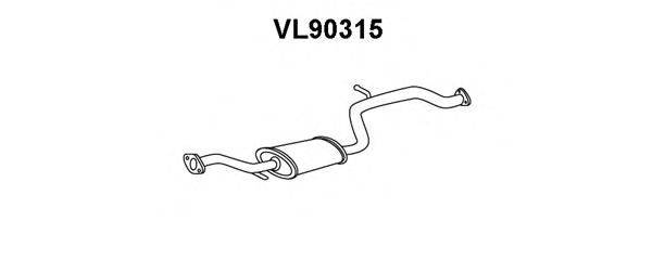 VOLVO 30617241 Передглушувач вихлопних газів