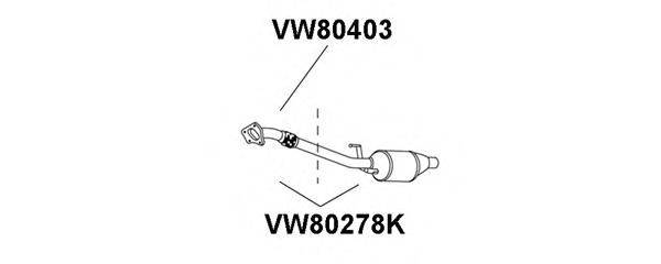 VENEPORTE VW80278K Каталізатор