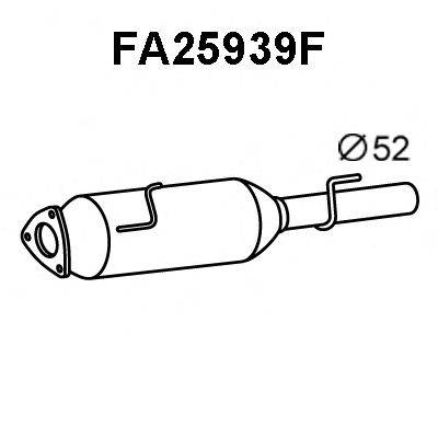 ALFAROME/FIAT/LANCI 51832669 Саджовий/частковий фільтр, система вихлопу ОГ