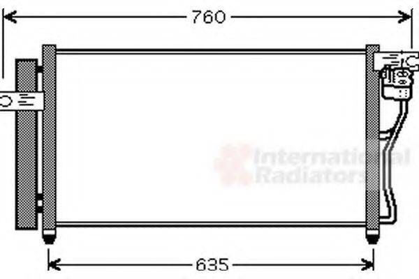 VAN WEZEL 82005178 Конденсатор, кондиціонер