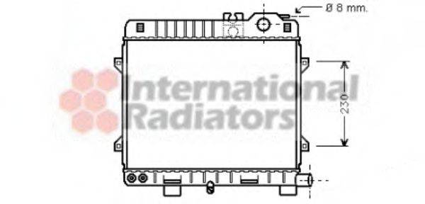 HELLA 8MK376711291 Радіатор, охолодження двигуна