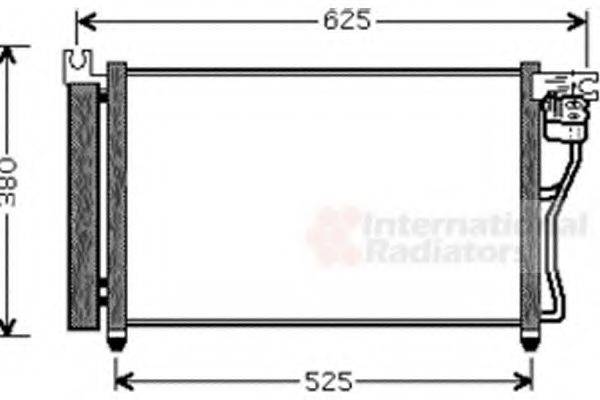 VAN WEZEL 82005164 Конденсатор, кондиціонер