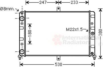 LADA 21080130101200 Радіатор, охолодження двигуна