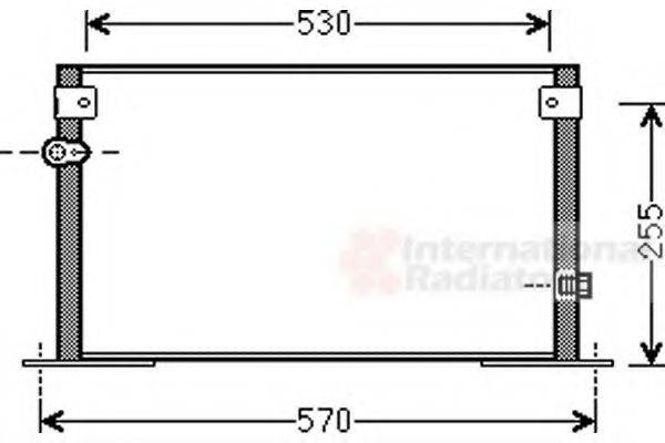 TOYOTA 88460-35210 Конденсатор, кондиціонер