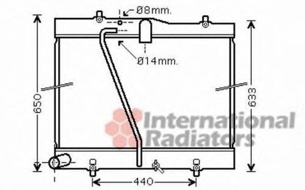 VAN WEZEL 53002597 Радіатор, охолодження двигуна