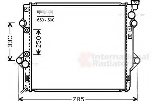 TOYOTA 16400-75441 Радіатор, охолодження двигуна