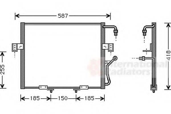 KIA 0K011-61-480A Конденсатор, кондиціонер