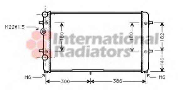 VW 6K0121253BB Радіатор, охолодження двигуна