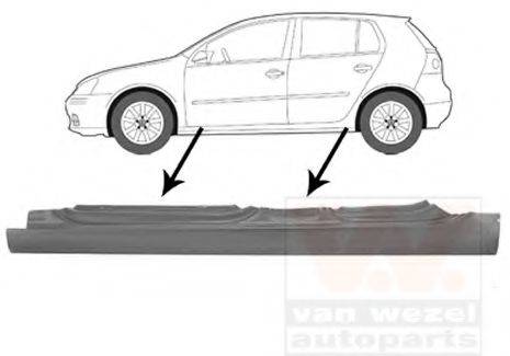 VW 1K4 809 836 B Накладка порога