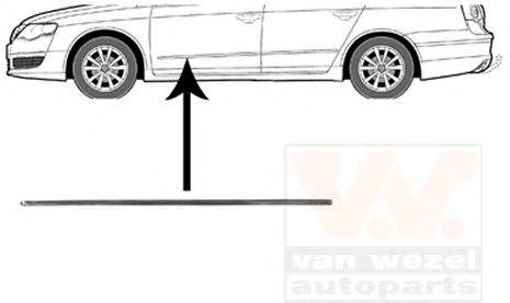 VW 3C0853515C2ZZ Облицювання / захисна накладка, двері