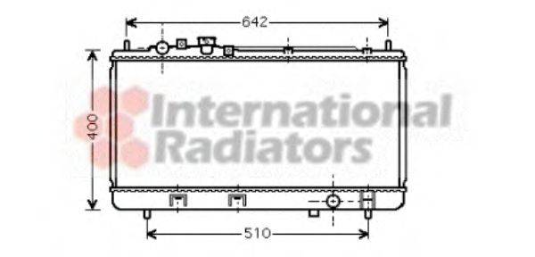 VAN WEZEL 27002176 Радіатор, охолодження двигуна