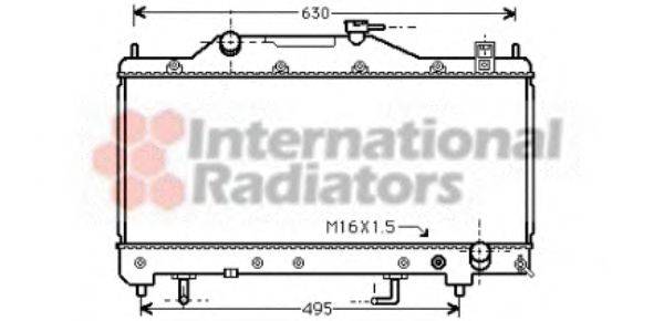 VAN WEZEL 53002285 Радіатор, охолодження двигуна