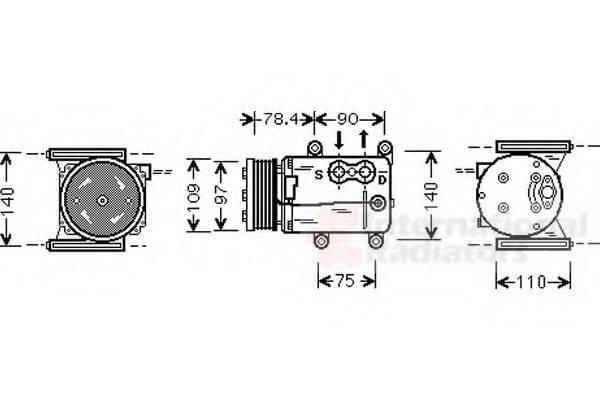 VAN WEZEL 7700K025