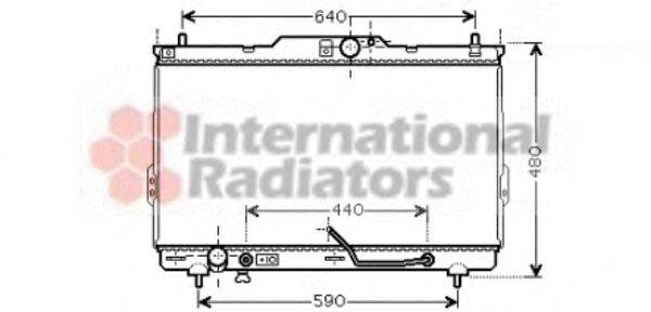 HYUNDAI 2531026480 Радіатор, охолодження двигуна