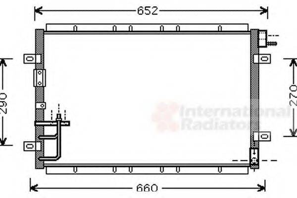 VAN WEZEL 83005030 Конденсатор, кондиціонер