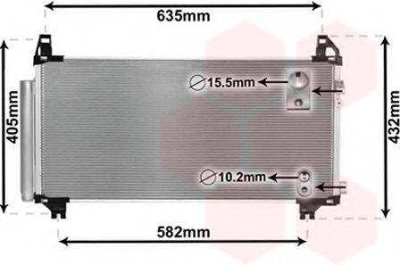 TOYOTA 88460-52100 Конденсатор, кондиціонер