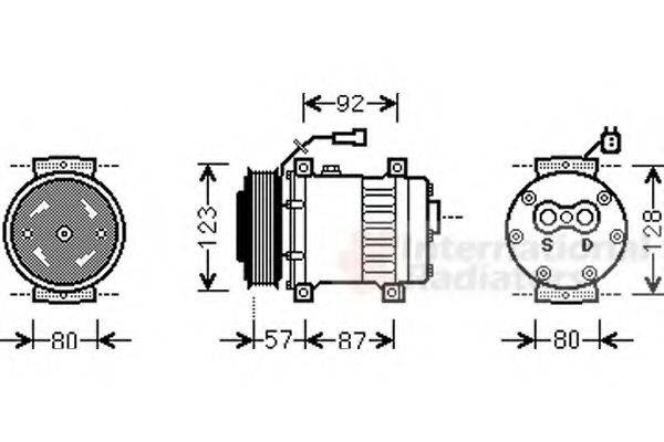 ROV/TRI/JAG/AUS/MG JPB500270 Компресор, кондиціонер